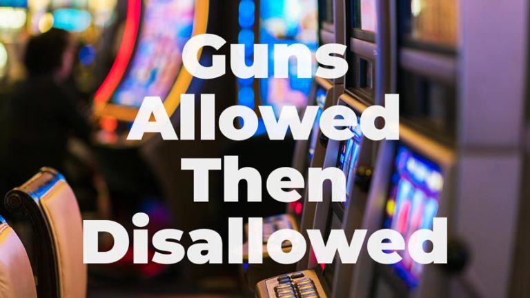 No Guns Allowed in Casinos