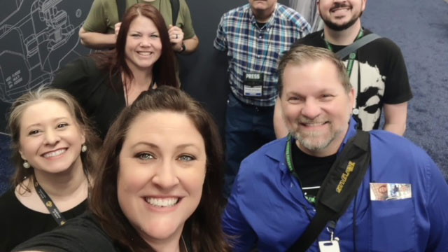 An image of Charlie Cook and friends at 2023 NRA Annual Meetings