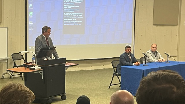 An image of the panel at the Gun Law Listening Tour in Lowell, MA