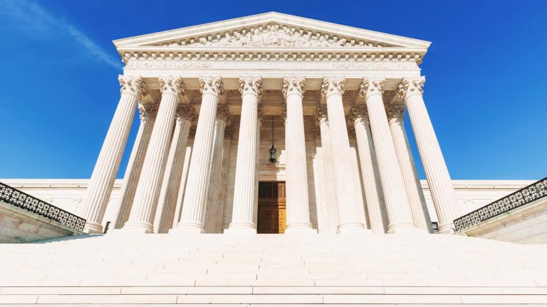 An image of the US Supreme Court building exterior
