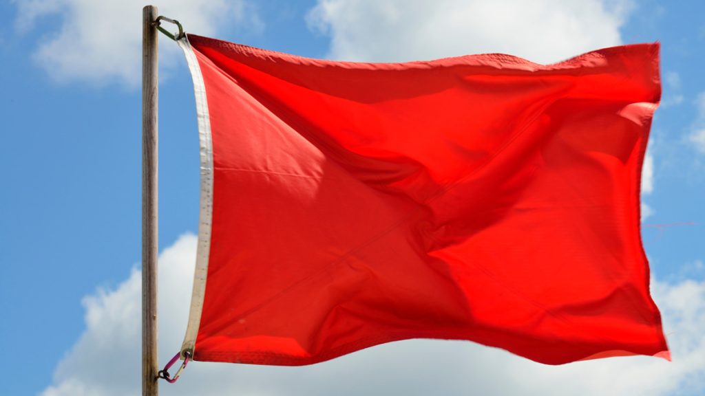 A red flag