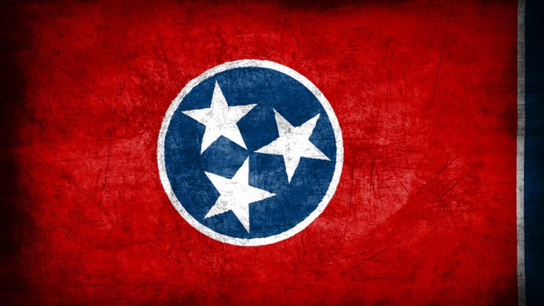 The flag of Tennessee