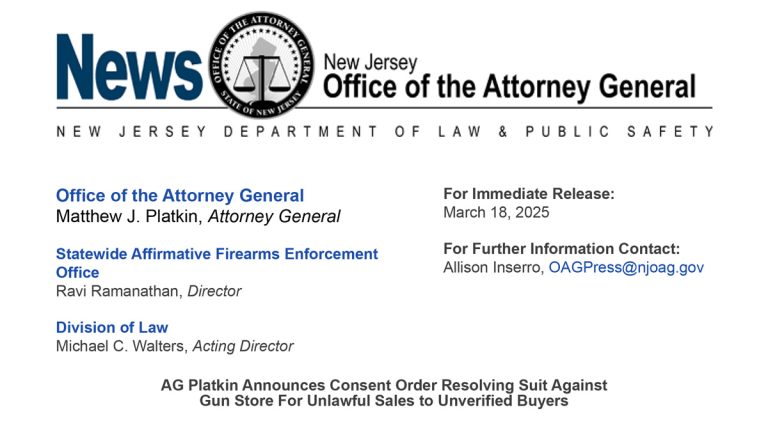 Header of Matthew Platkin's press release