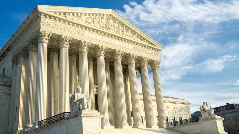 The United States Supreme Court building in Washington, D.C.