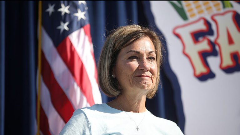 Iowa Governor Kim Reynolds, whom just signed into law a bill that restores and protects gun rights for young adults.