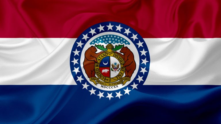 The flag of the state of Missouri