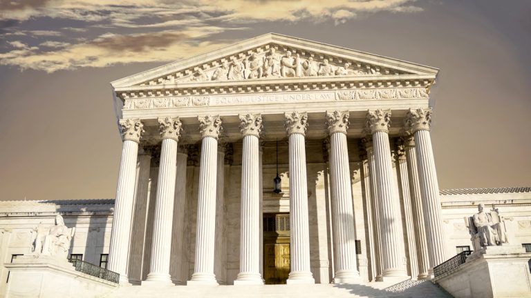 The United States Supreme Court building in Washington, D.C.