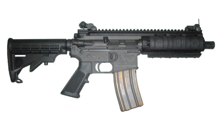 A short-barreled rifle