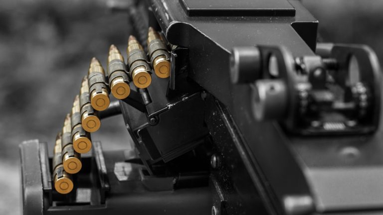 An M249 Machinegun