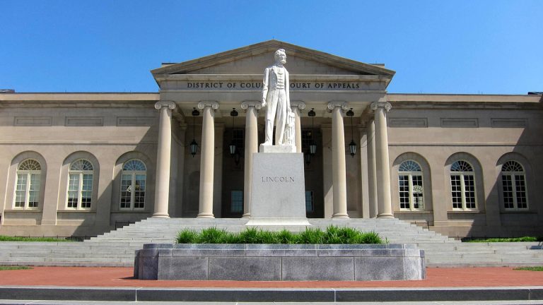 The District of Columbia Court of Appeals located in Washington, D.C.