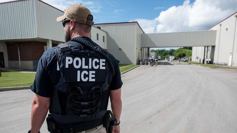 An ICE agent