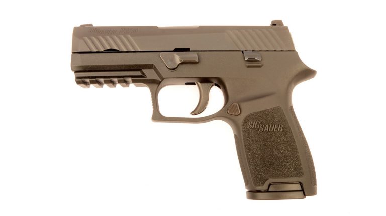 The Sig Sauer P320 handgun. The same model the State of New Jersey is suing on a claim that it is dangerously defective.