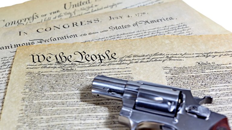 The US Constitution and a revolver