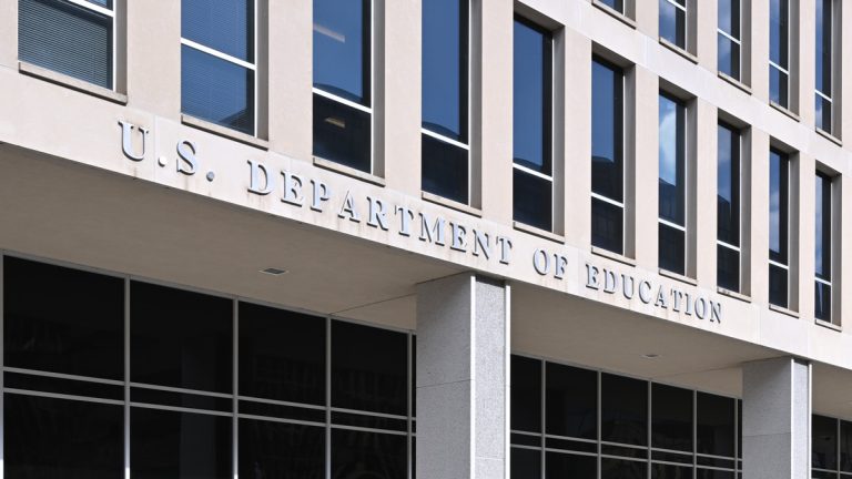 The U.S. Department of Education building