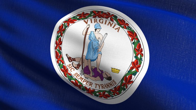 The flag of Virginia