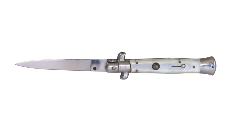 A switchblade knife