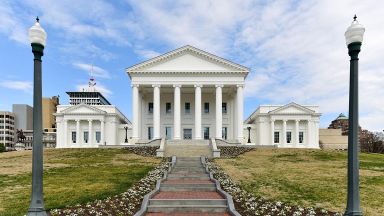 The Virginia state capitol in Richmond.