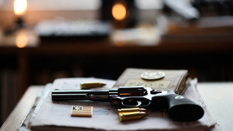 Stack with revolver