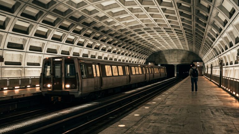A Washington, D.C. subway platform