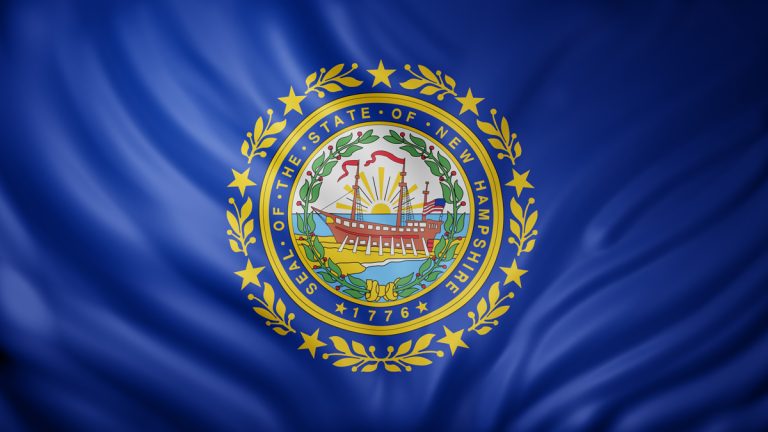 The state flag of New Hampshire