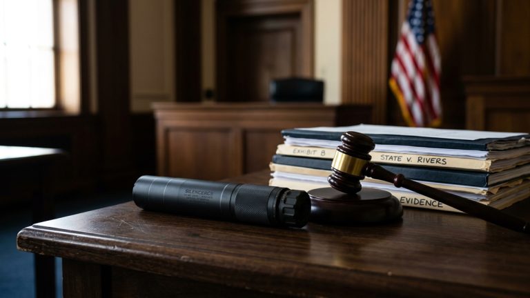 Silencer and gavel