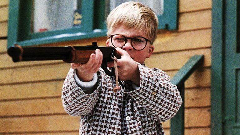 BB gun scene from 'A Christmas Story'