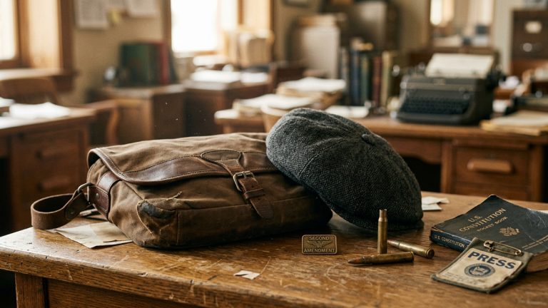 Newsboy bag and cap