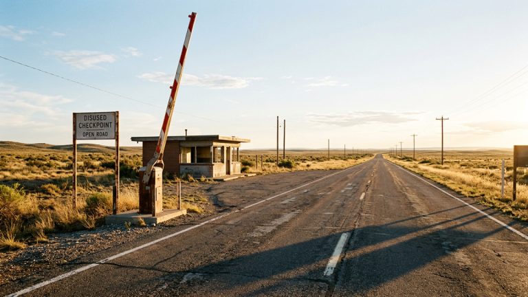 An open road, now unblocked