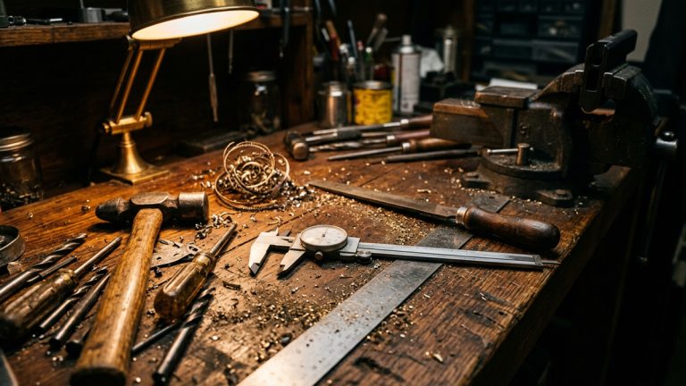 A gunsmith's workbench