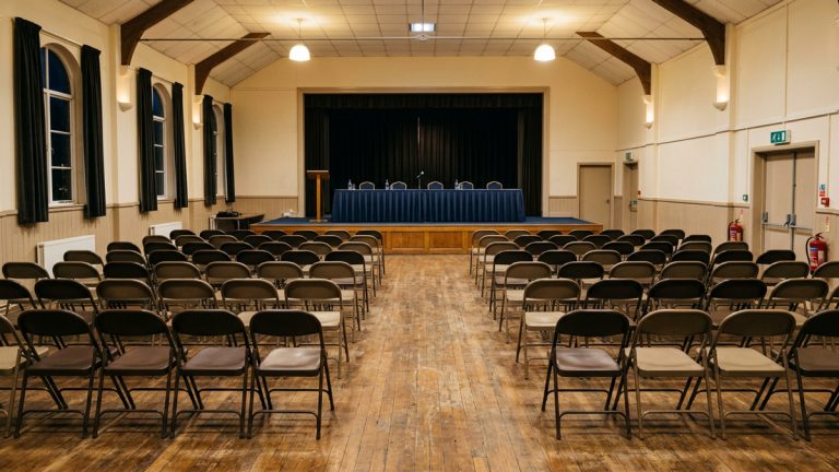 A forum for a town hall type event