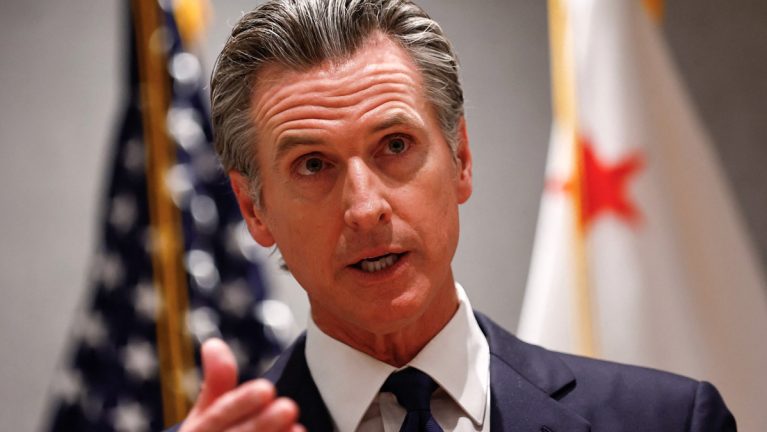 California Governor, Gavin Newsom.